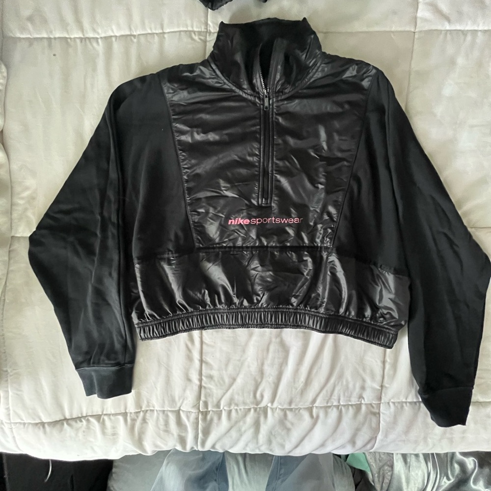 Vintage Nike Black Full-Zip Jacket